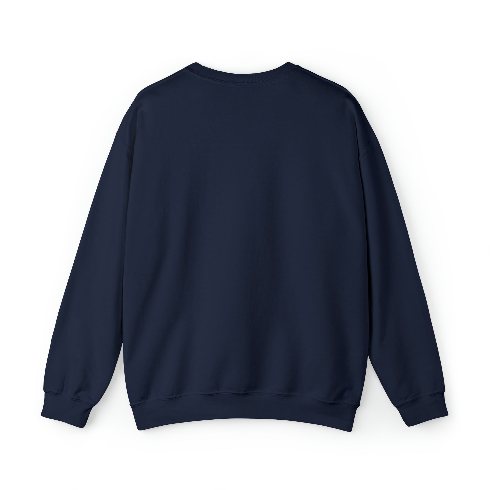 Unisex Heavy Blend™ Crewneck Sweatshirt - Distressed Logo - Plain Back