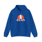 Halloween Pumpkin - Unisex Heavy Blend Hooded Sweatshirt - Dark Logo