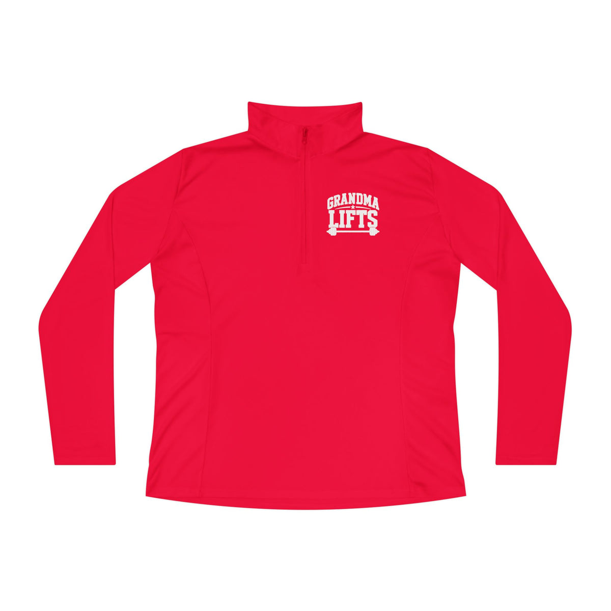 Grandma Lifts - Ladies Quarter-Zip Athletic Pullover