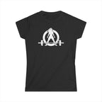 Inconvenient to Fuck With - Women’s Black Softstyle Tee - WWLW Front + Slogan Back