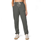 WWLW Unisex Fleece Sweatpants, Casual Chill Pants for Relaxation, Perfect for Home or Lounge, Gift for Friends, Daily Comfort Wear - Black Logo