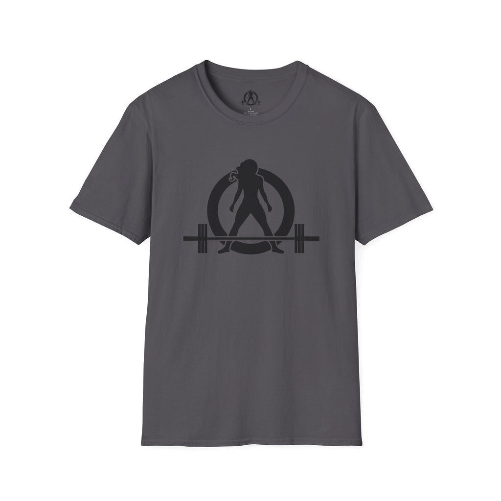 Iron Sharpens Iron - Unisex Softstyle T-Shirt - Black Logo Front & Back