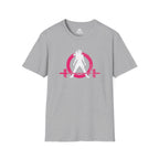 Unisex Softstyle T-Shirt - Color Distressed Logo - Plain Back