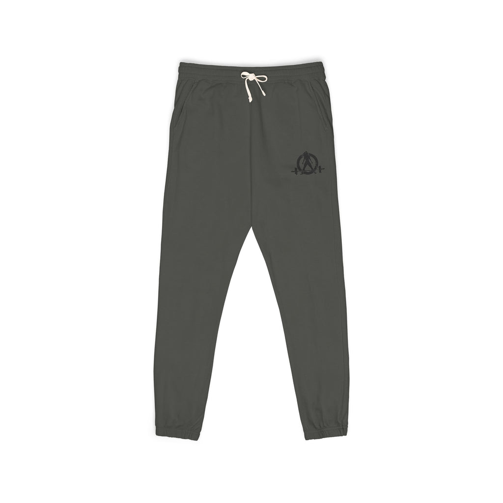 WWLW Unisex Fleece Sweatpants, Casual Chill Pants for Relaxation, Perfect for Home or Lounge, Gift for Friends, Daily Comfort Wear - Black Logo