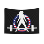 USA Logo - Indoor Wall Tapestries - USA Dark Logo