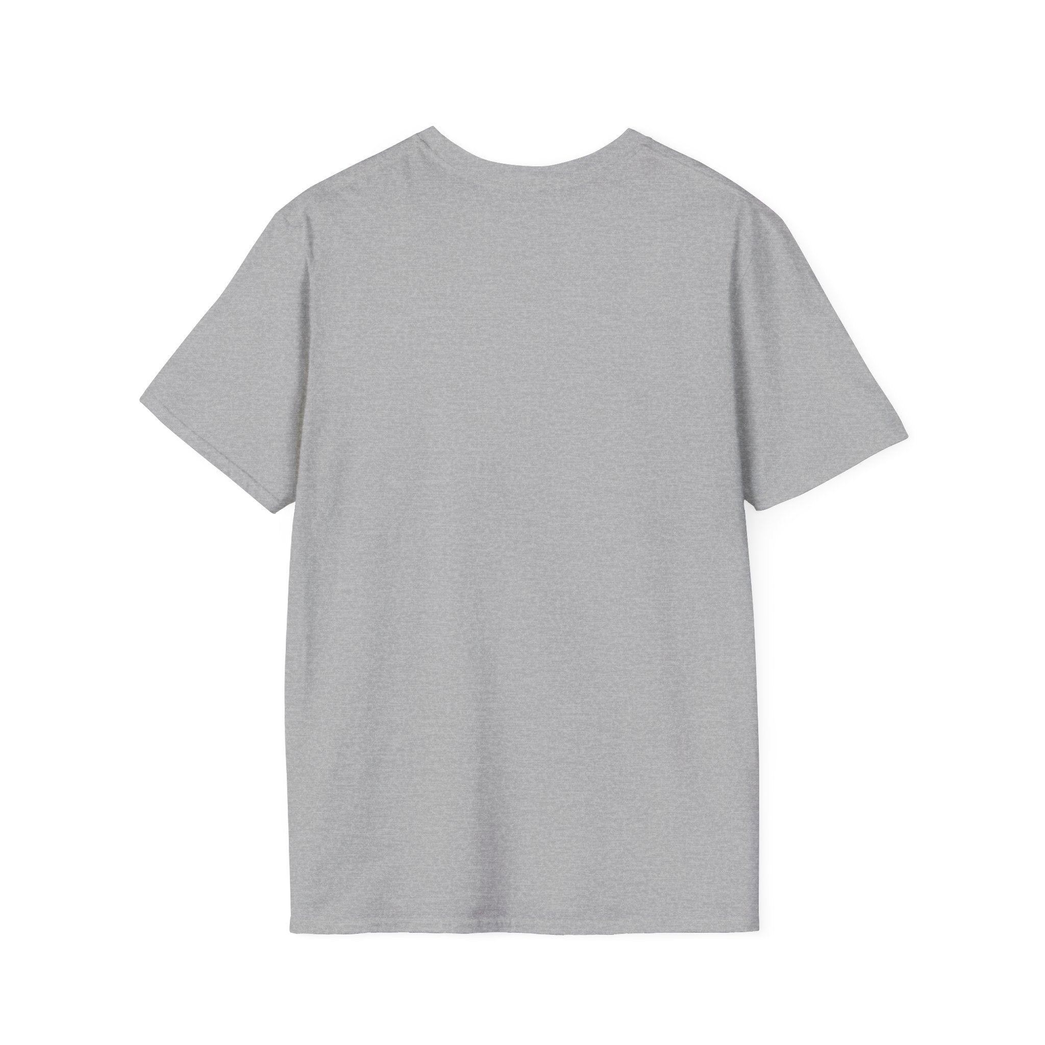 USA Barbell  - Unisex Softstyle T-Shirt - Black Logo - Plain Back