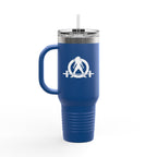I Don't Want To Look Skinny I Want To Look Like I Can Kick Your Ass - 40oz Insulated Travel Mug