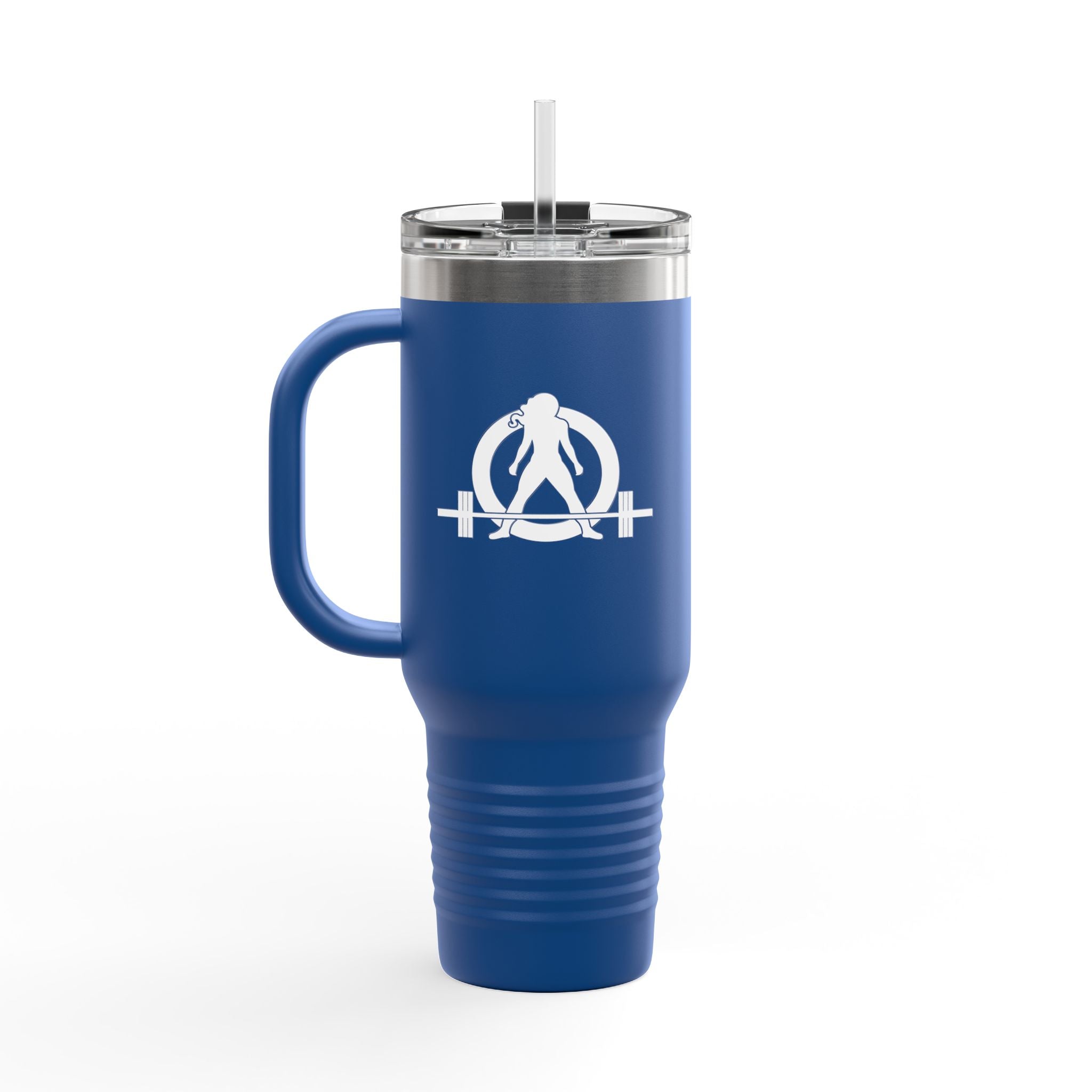 I Don't Want To Look Skinny I Want To Look Like I Can Kick Your Ass - 40oz Insulated Travel Mug