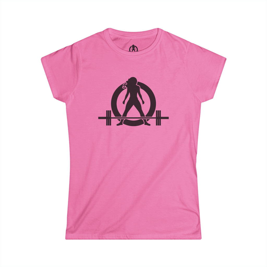 45 + 45 = 135 V1 - Women's Softstyle Tee - Black Logo on Front & Back