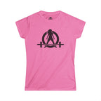 45 + 45 = 135 V1 - Women's Softstyle Tee - Black Logo on Front & Back