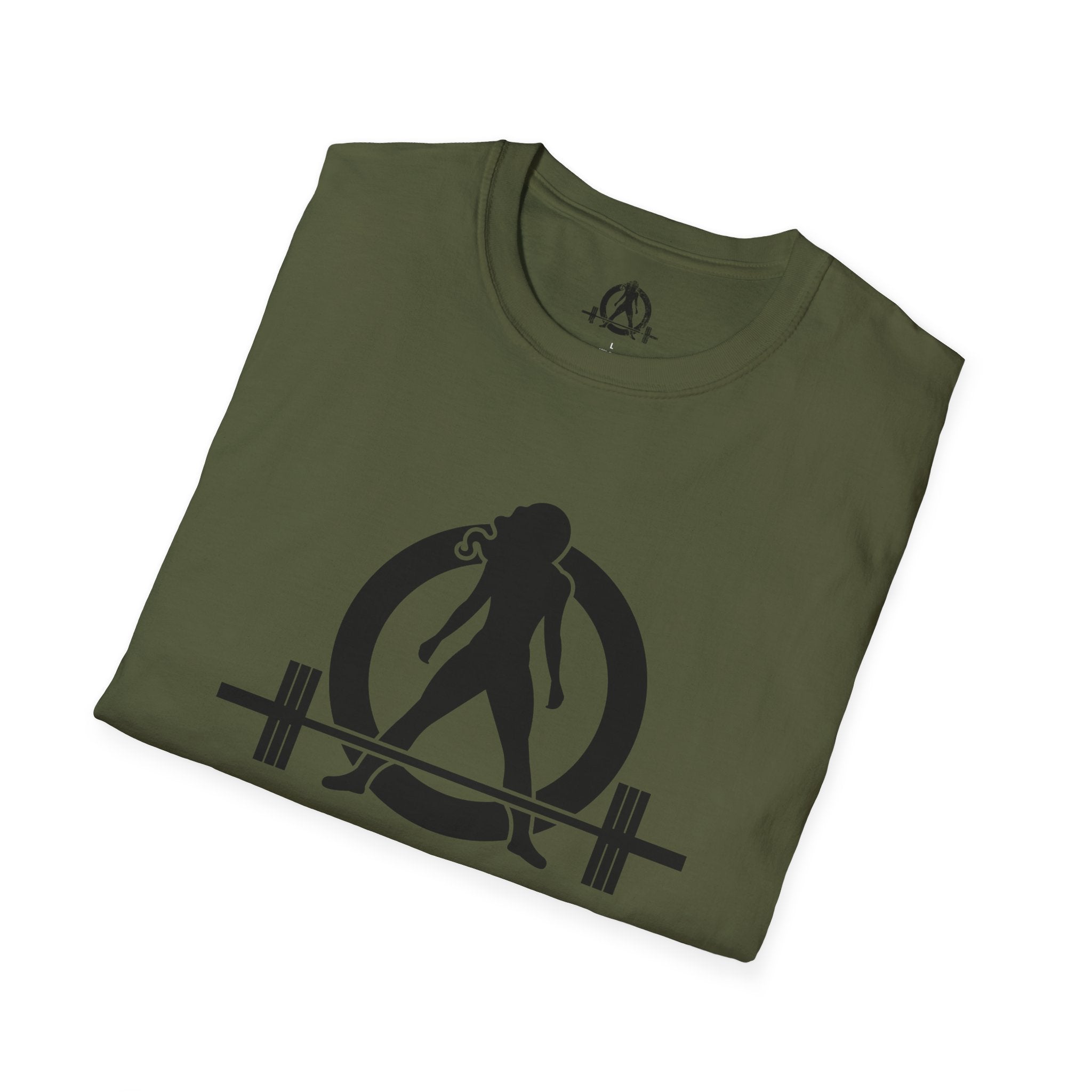 Iron Sharpens Iron - Unisex Softstyle T-Shirt - Black Logo Front & Back