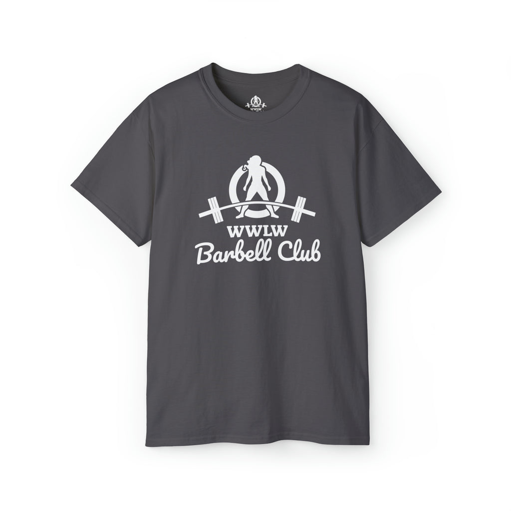 Barbell Club - Unisex Ultra Cotton Tee - White Logo