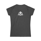 Squat Bench Deadlift Repeat - Women's Softstyle Tee -  Front & Back WWLW Logo