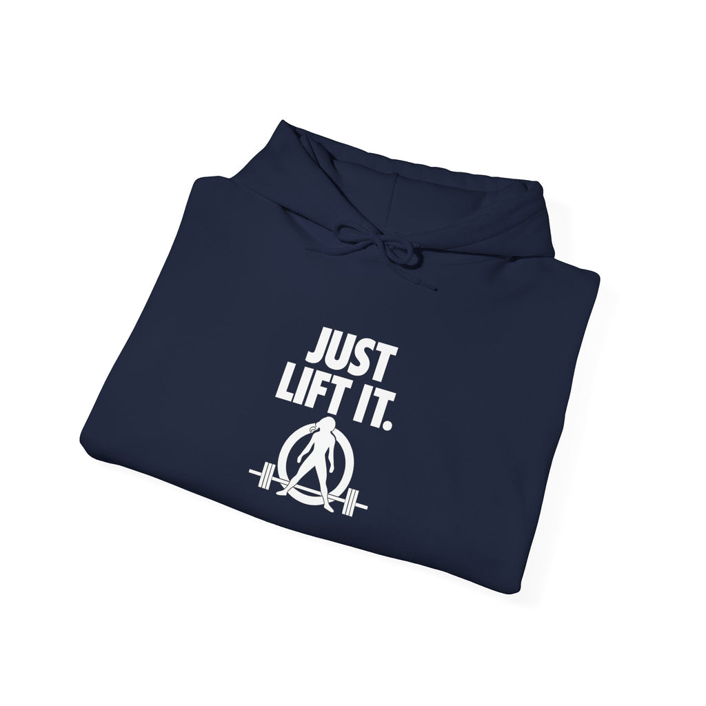 JUST LIFT IT. Hoodie – WWLW Edition - Front Logo Plain Back