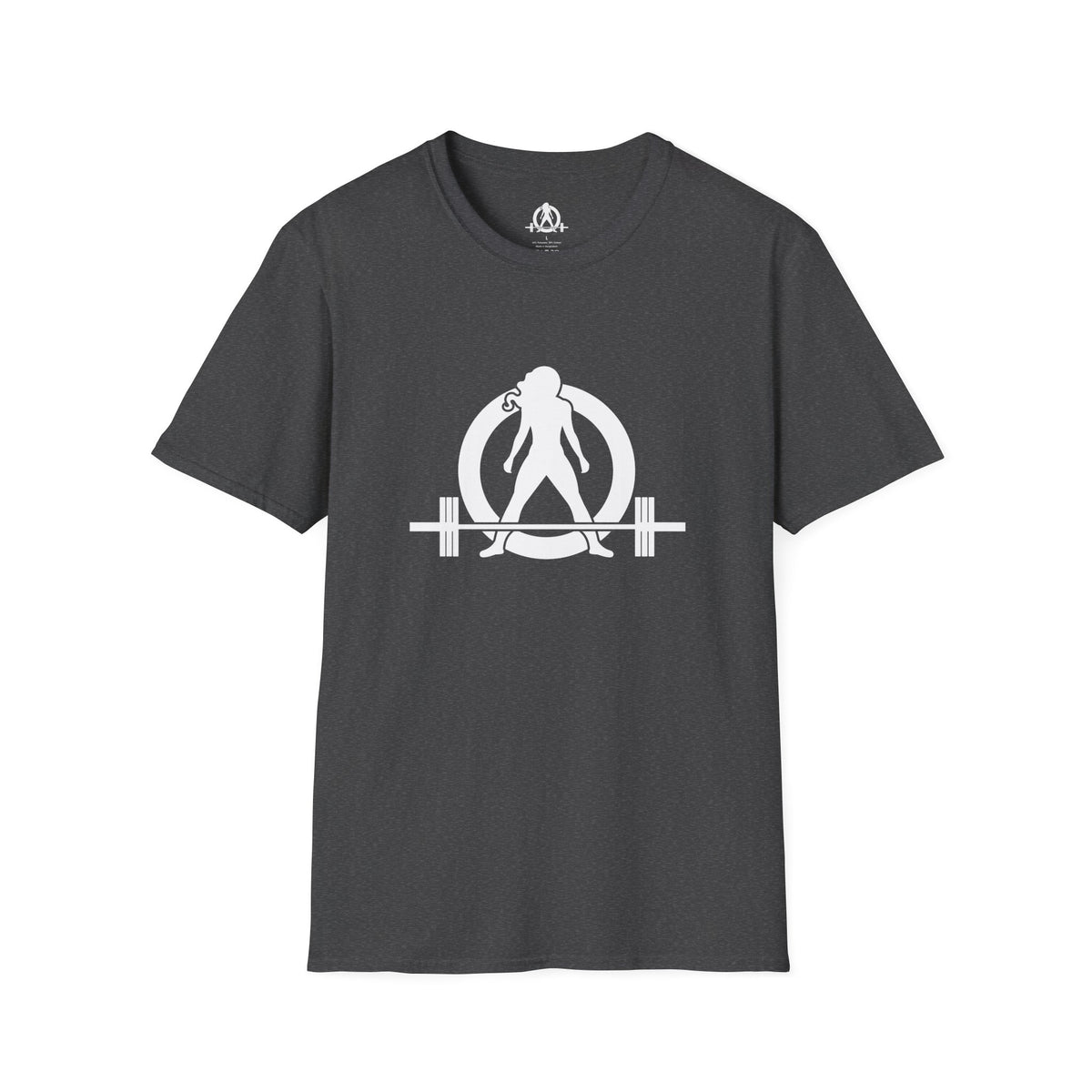 STRONG NOT SKINNY - Unisex Soft-style Tee - White Front & Back Logo