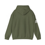 Lift Heavy Pet Cats - Unisex Heavy Blend Hooded Sweatshirt - White Logo