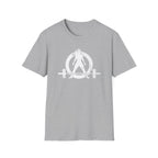 Kick Your Ass – Unisex Softstyle Tee | Distressed White Front, Plain Back