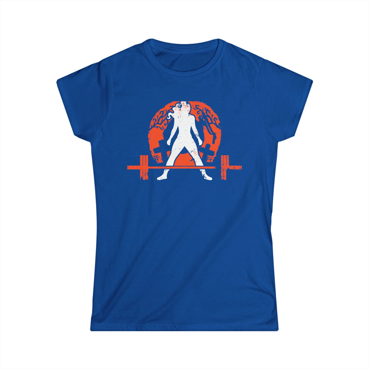 Women's Softstyle Tee - WWLW Halloween - Front Dark Logo Plain Back