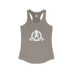 Strong Not Skinny – Women’s Racerback Tank | Front & Back Logo