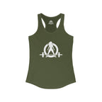 Strong Not Skinny – Women’s Racerback Tank | Front & Back Logo