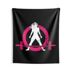 Indoor Wall Tapestries - Black - Color Distressed Logo