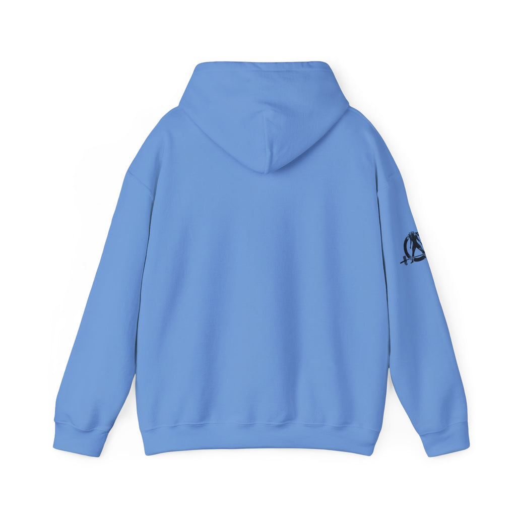 Lift Heavy Pet Cats – Unisex Heavy Blend™ Hooded Sweatshirt (Black Logo) 🏋️‍♂️🐱