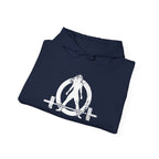 The Bar Is Loaded - Unisex Heavy Blend Hooded Sweatshirt - White Logo
