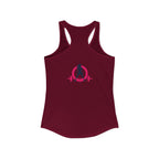 Strong Not Skinny – Women’s Racerback Tank | Distressed Color Logo