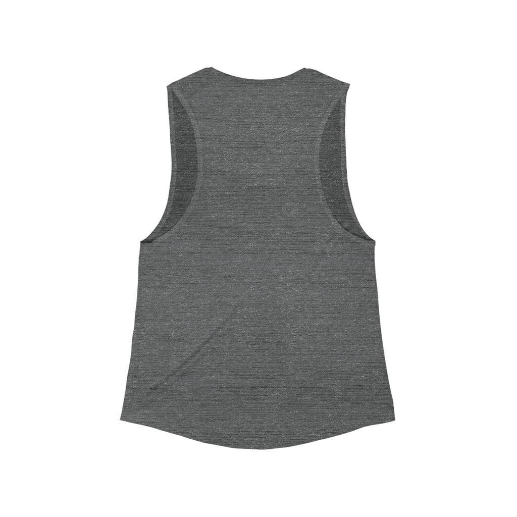 Bench Press. - Women's Flowy Scoop Muscle Tank