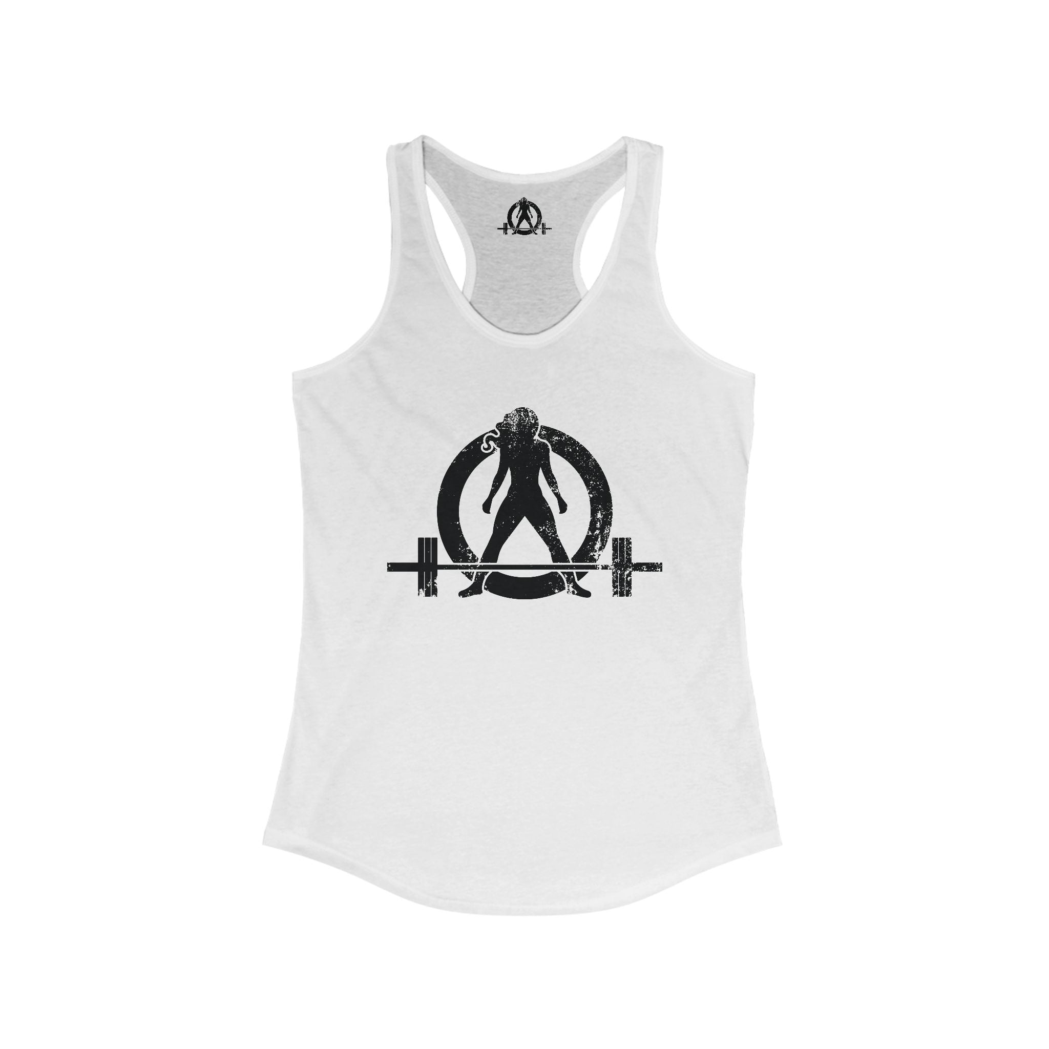 WWLW Distressed Logo Racerback Tank - Black Logo