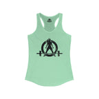 WWLW Distressed Logo Racerback Tank - Black Logo