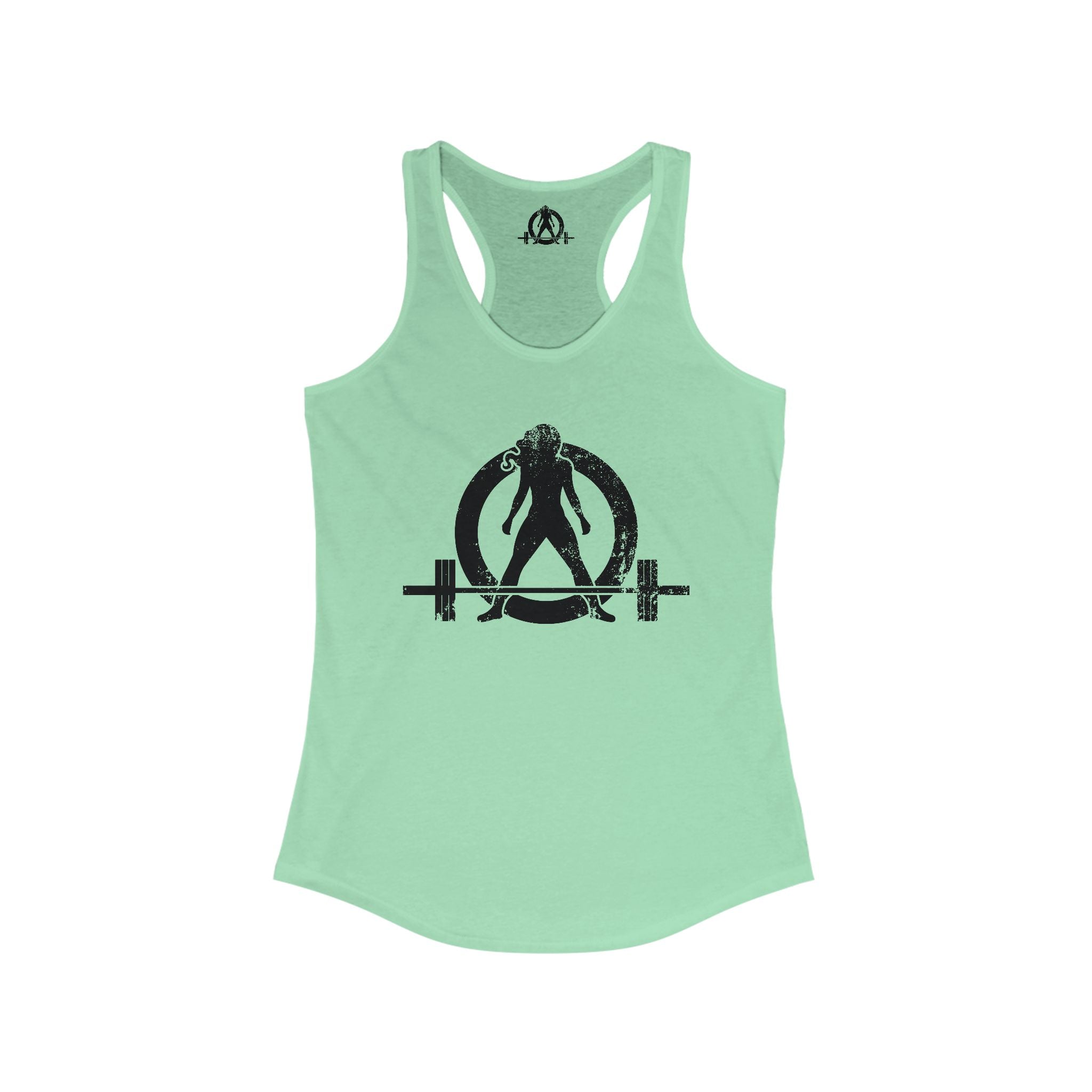 WWLW Distressed Logo Racerback Tank - Black Logo