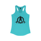 WWLW Distressed Logo Racerback Tank - Black Logo