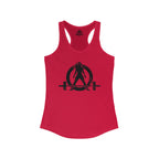 WWLW Distressed Logo Racerback Tank - Black Logo