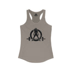 WWLW Distressed Logo Racerback Tank - Black Logo