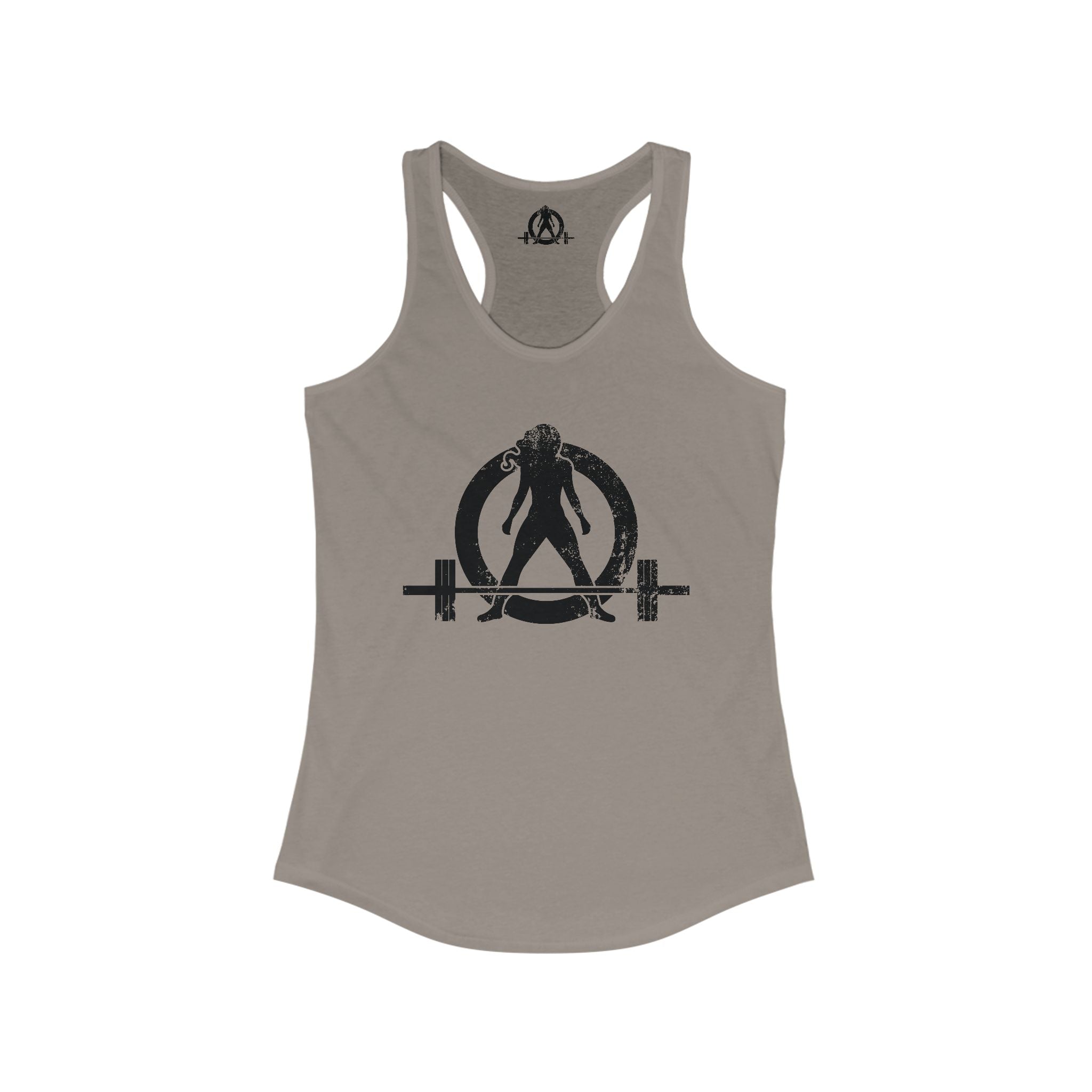 WWLW Distressed Logo Racerback Tank - Black Logo