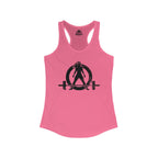 WWLW Distressed Logo Racerback Tank - Black Logo