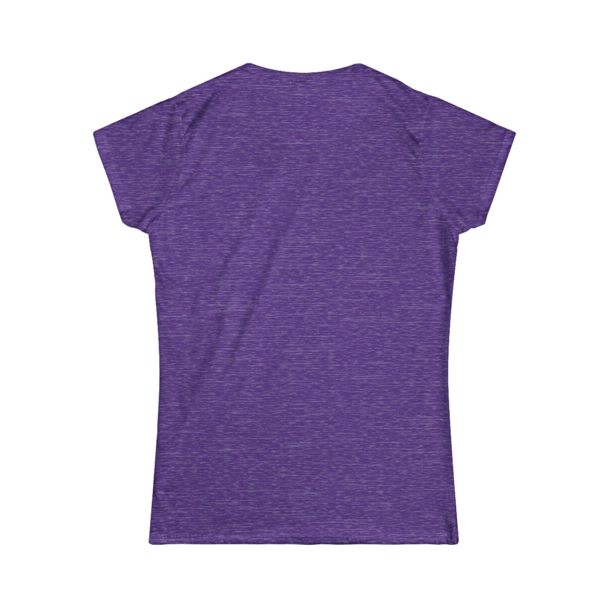 Grandma Lifts t - Women's Softstyle Tee - White Logo Plain Back