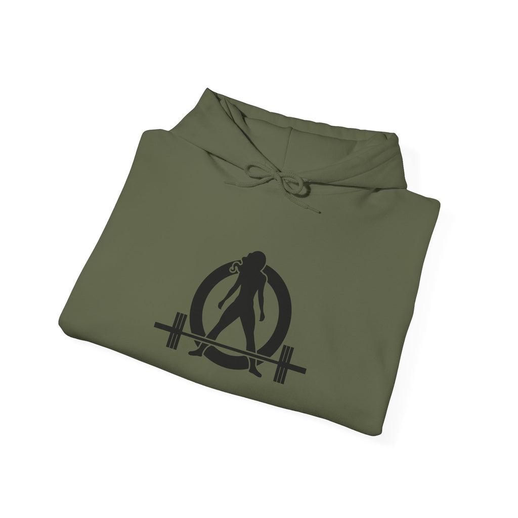 Iron Sharpens Iron - Unisex Heavy Blend Hooded Sweatshirt - Black Logo