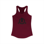 Everything Hurts & I'm Hungry - Women's Ideal Racerback Tank - Black Print Front & Back