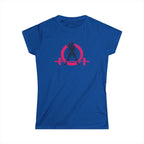 Strong Not Skinny - Women's Softstyle Tee - Distressed Color Logo Front & Back