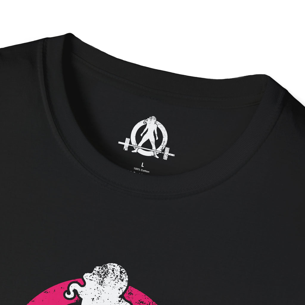 Unisex Softstyle T-Shirt - Color Distressed Logo - Plain Back