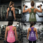 Kick Your Ass + WWLW – Women’s Racerback Tank | White Logo