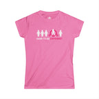 Dare To Be Different - Deadlift - Women's Softstyle Tee - Logo on Front - Plain Back
