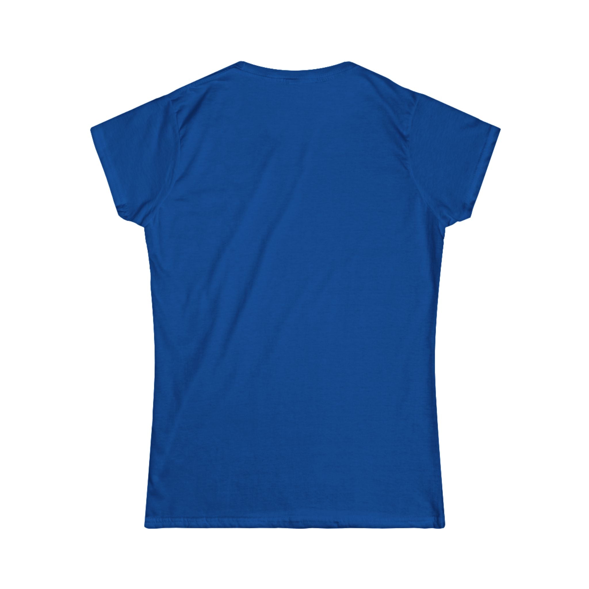 Grandma Lifts t - Women's Softstyle Tee - White Logo Plain Back
