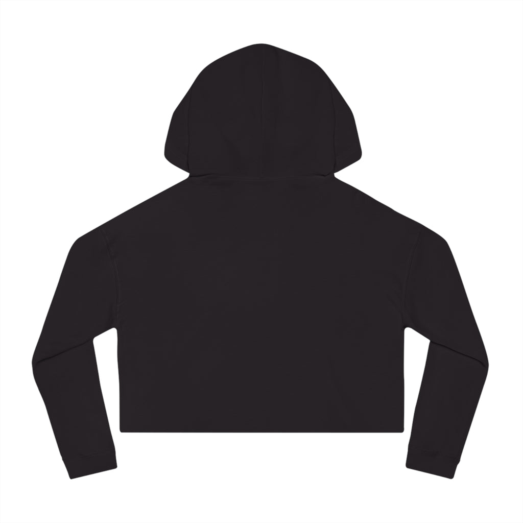 Bench Press. - Cropped Hooded Sweatshirt