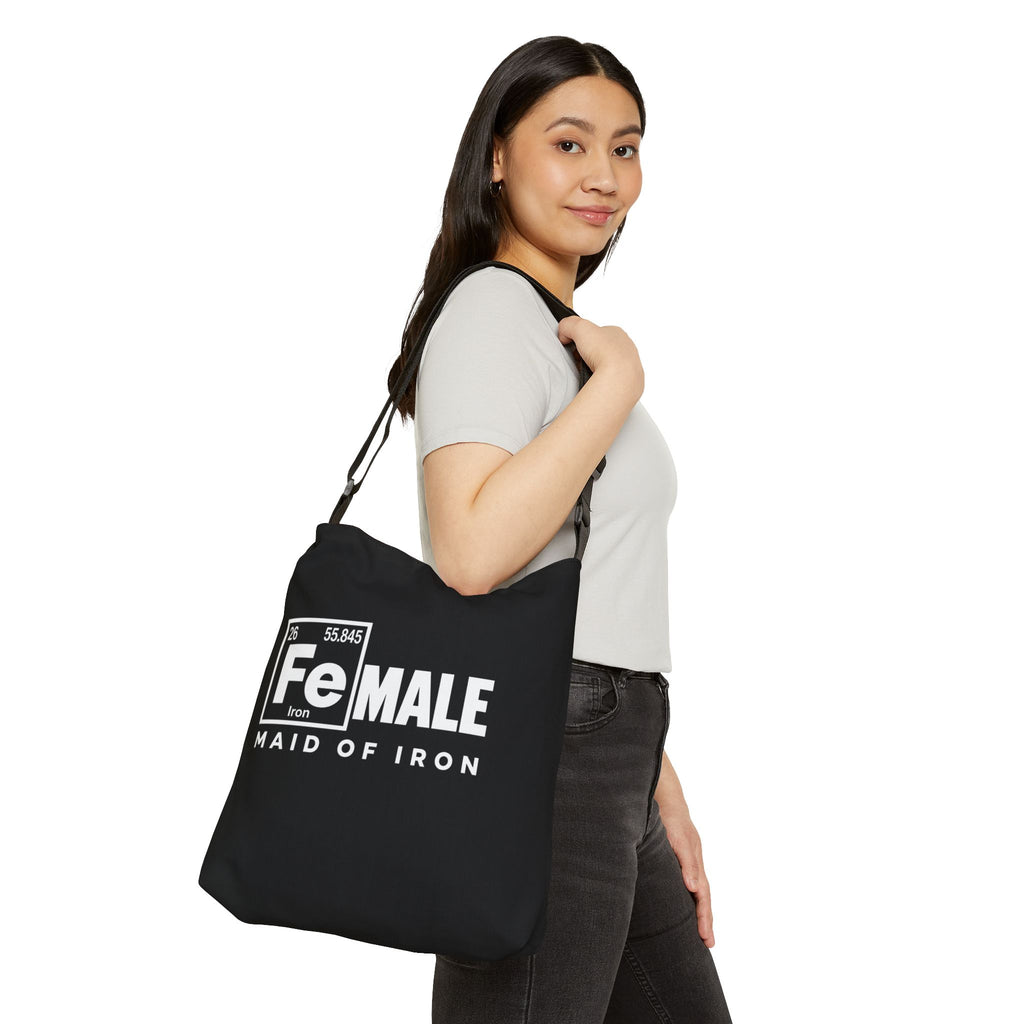 Maid of Iron - Adjustable Gym Tote Bag
