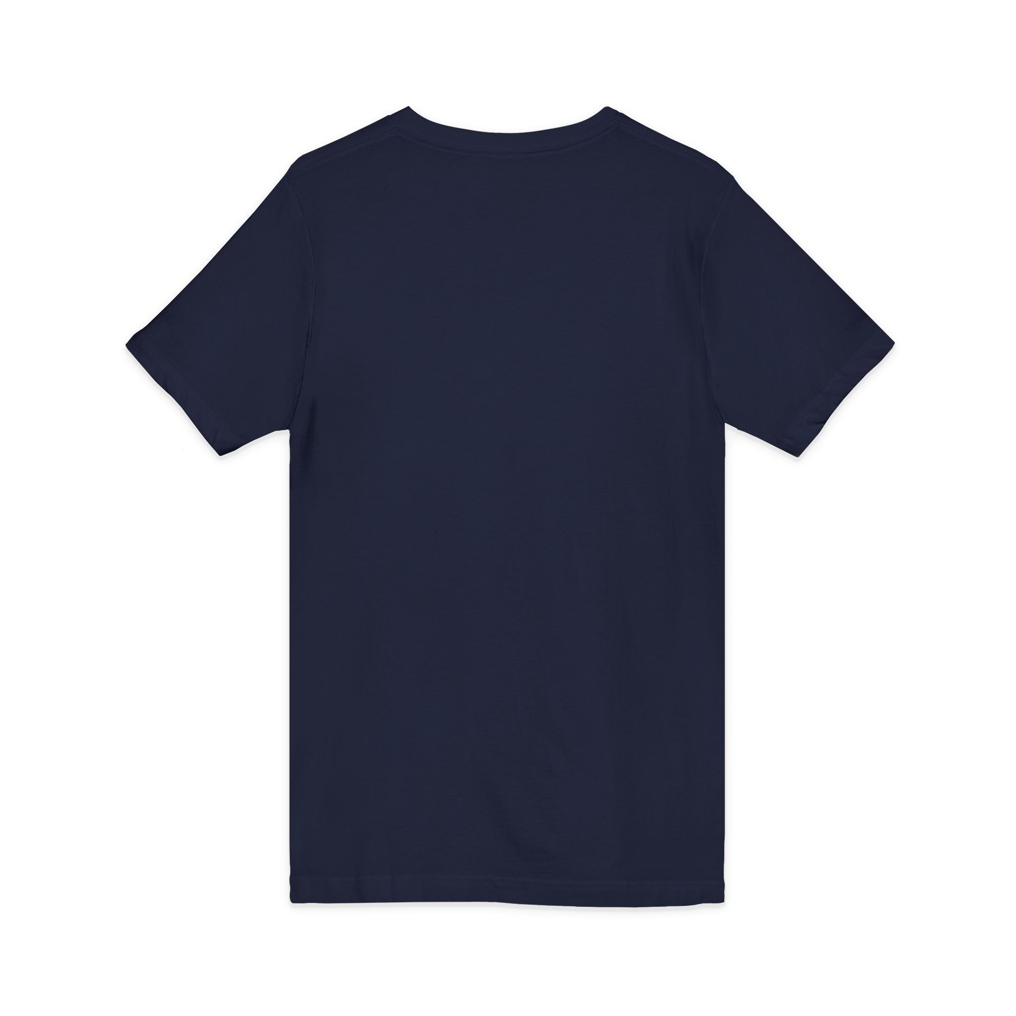 Goal Weight Strong AF - Unisex Jersey Short Sleeve V-Neck Tee - Front Logo - Plain Back