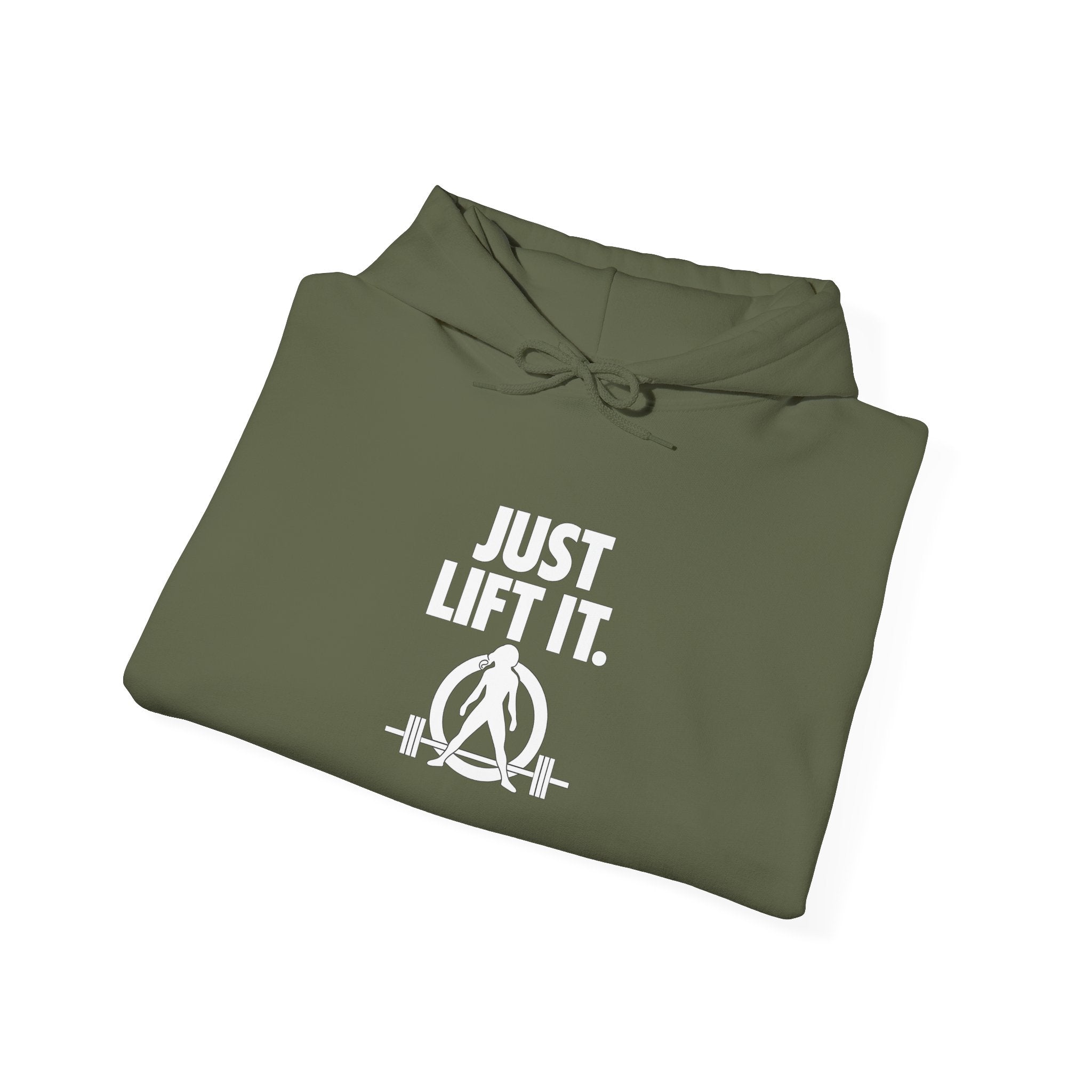 JUST LIFT IT. Hoodie – WWLW Edition - Front Logo Plain Back