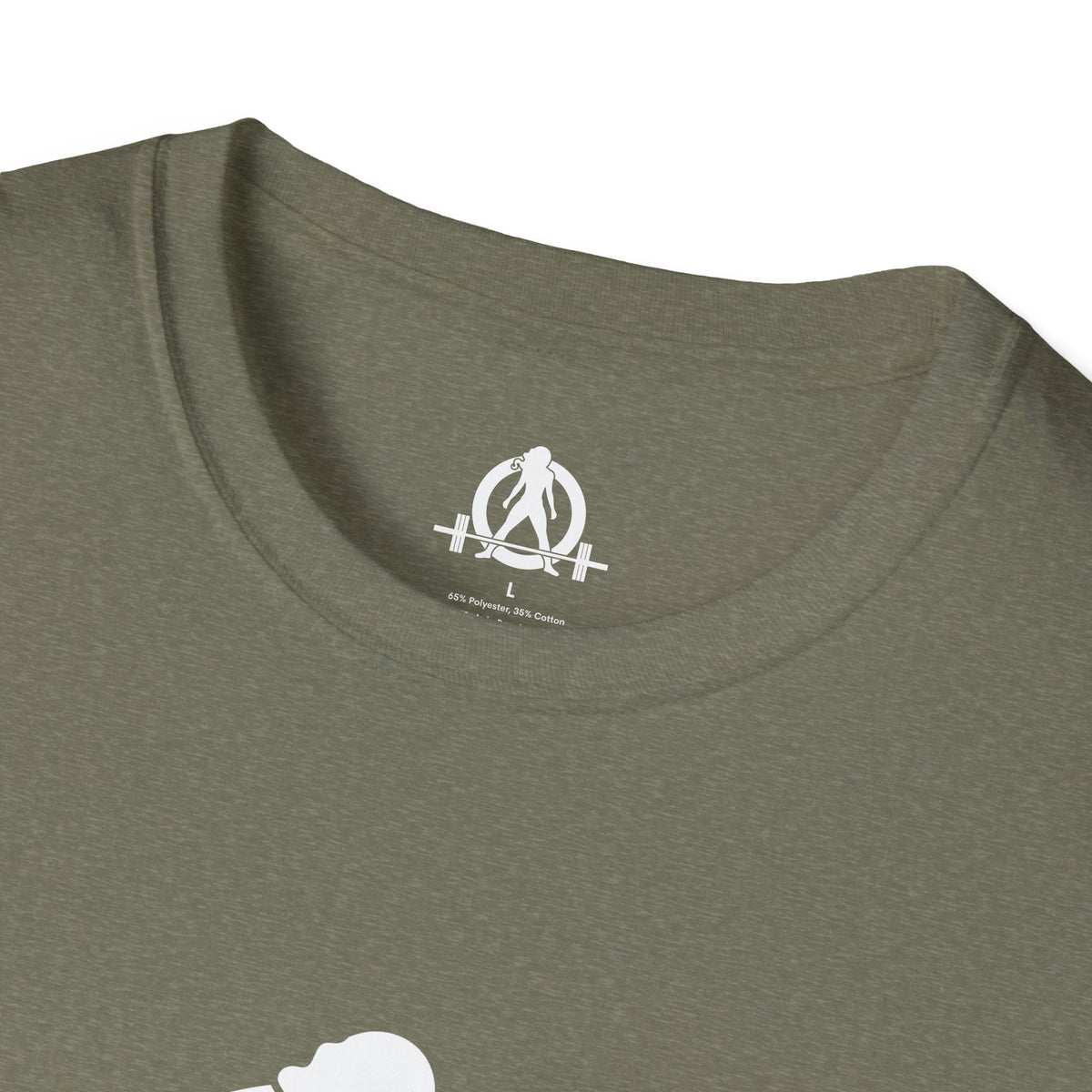 STRONG NOT SKINNY - Unisex Soft-style Tee - White Front & Back Logo